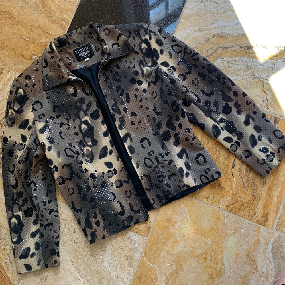 Mesmerize by KamiKam 90’s jacket with reflective dots